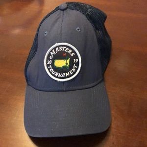 Masters tournament 2019 unisex snap back navy blue golf hat EUC